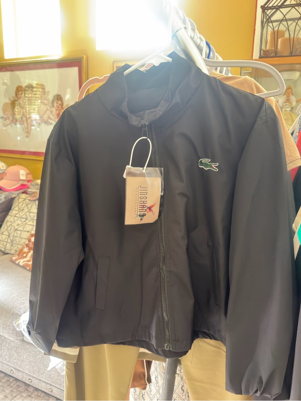 For adult Black Jacket. Size large.
